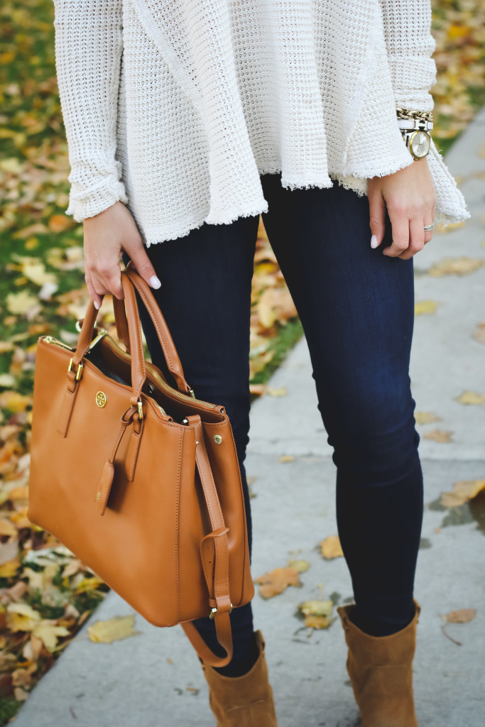 Free People Swing Sweater with Nordstrom Jeans Tory Burch Robinson Handbag and Dolce Vita Booties-16