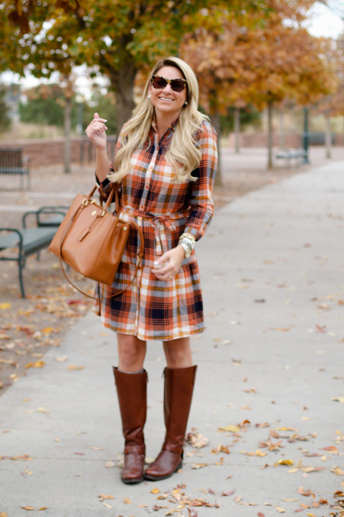 plaid thanksgiving outfit