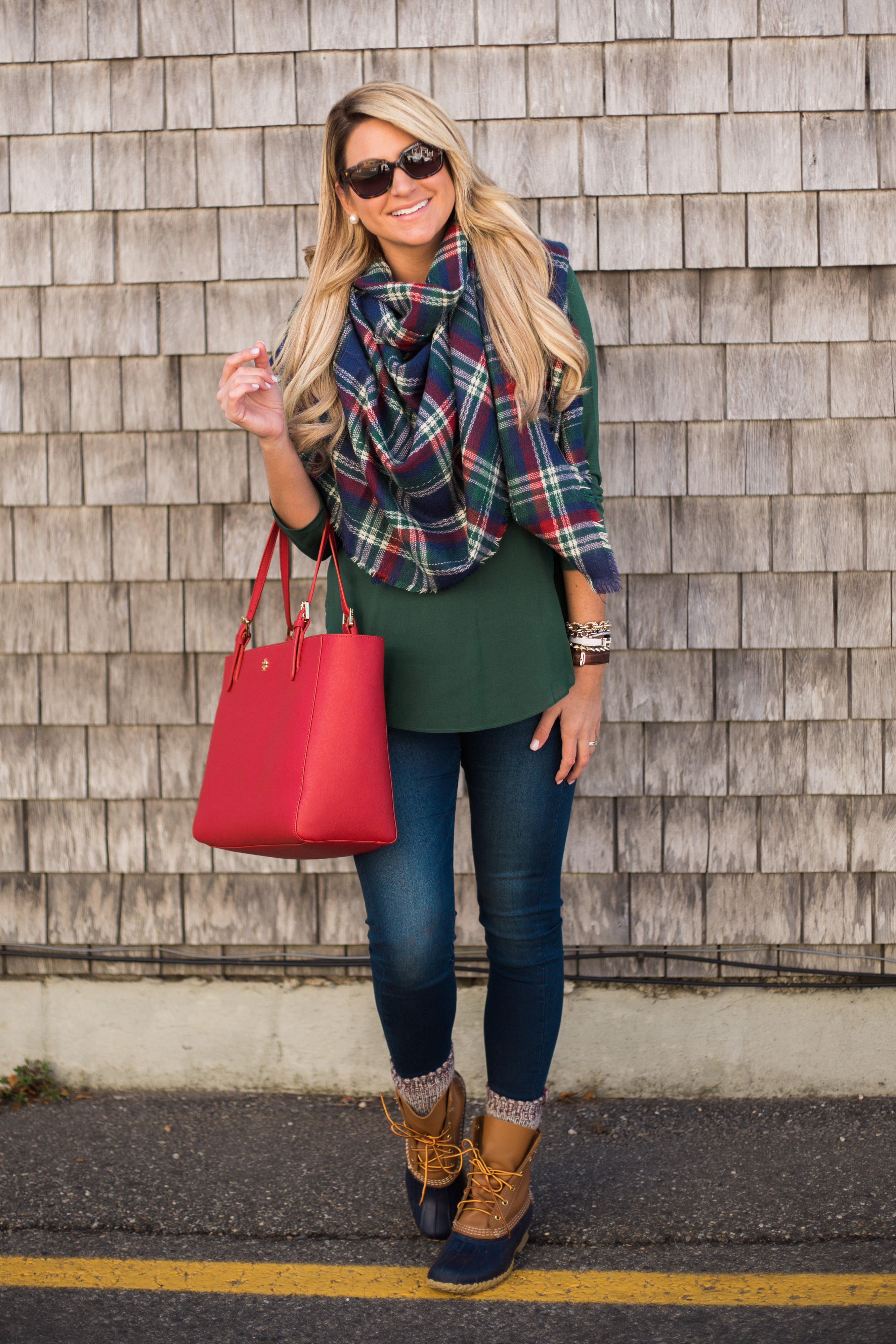 Outfit | Christmas Plaid in Ogunquit Maine - SHOP DANDY | A florida ...