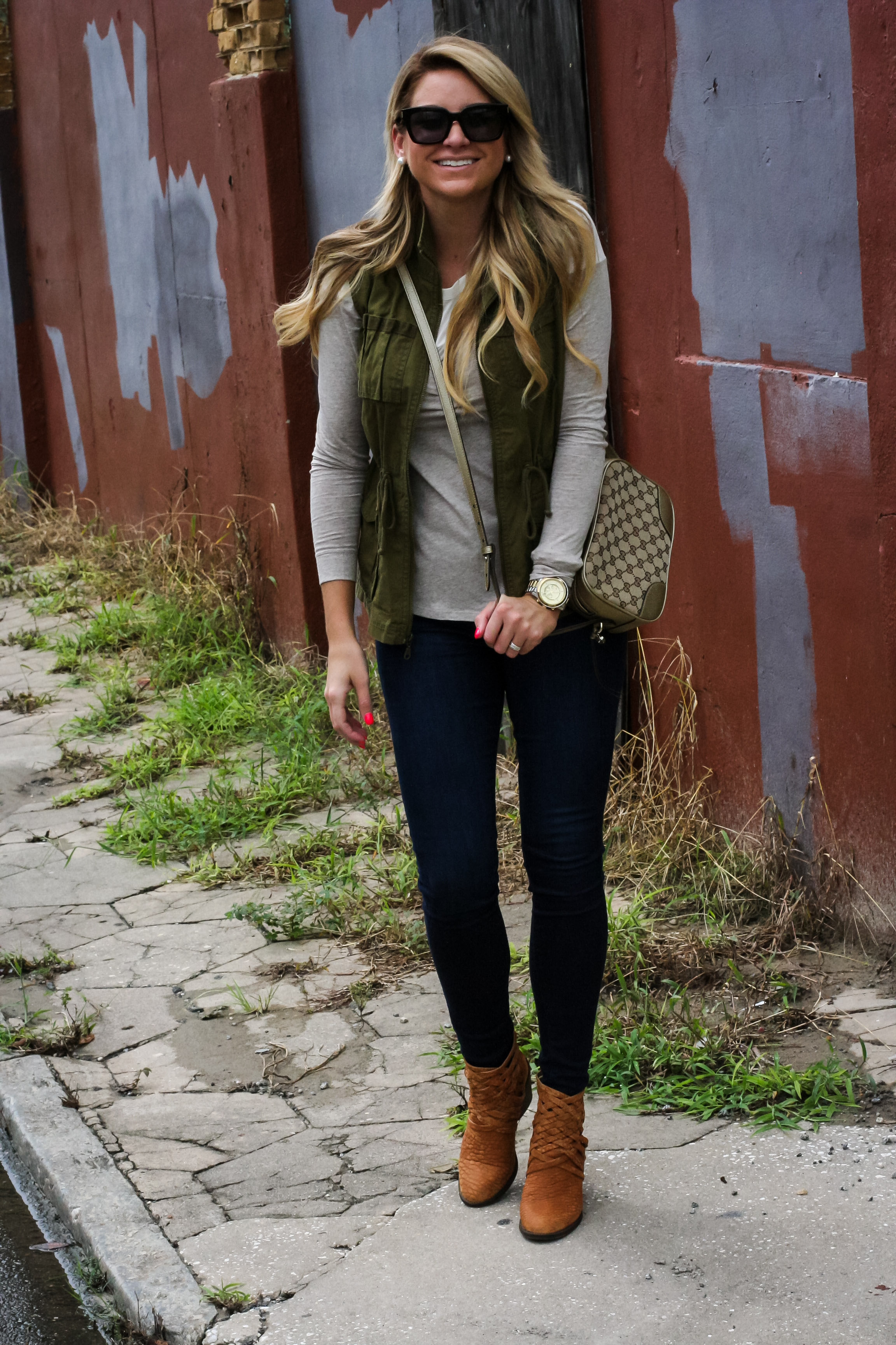 Outfit | Fall Tunic Cargo Vest - SHOP DANDY | A florida based style and ...