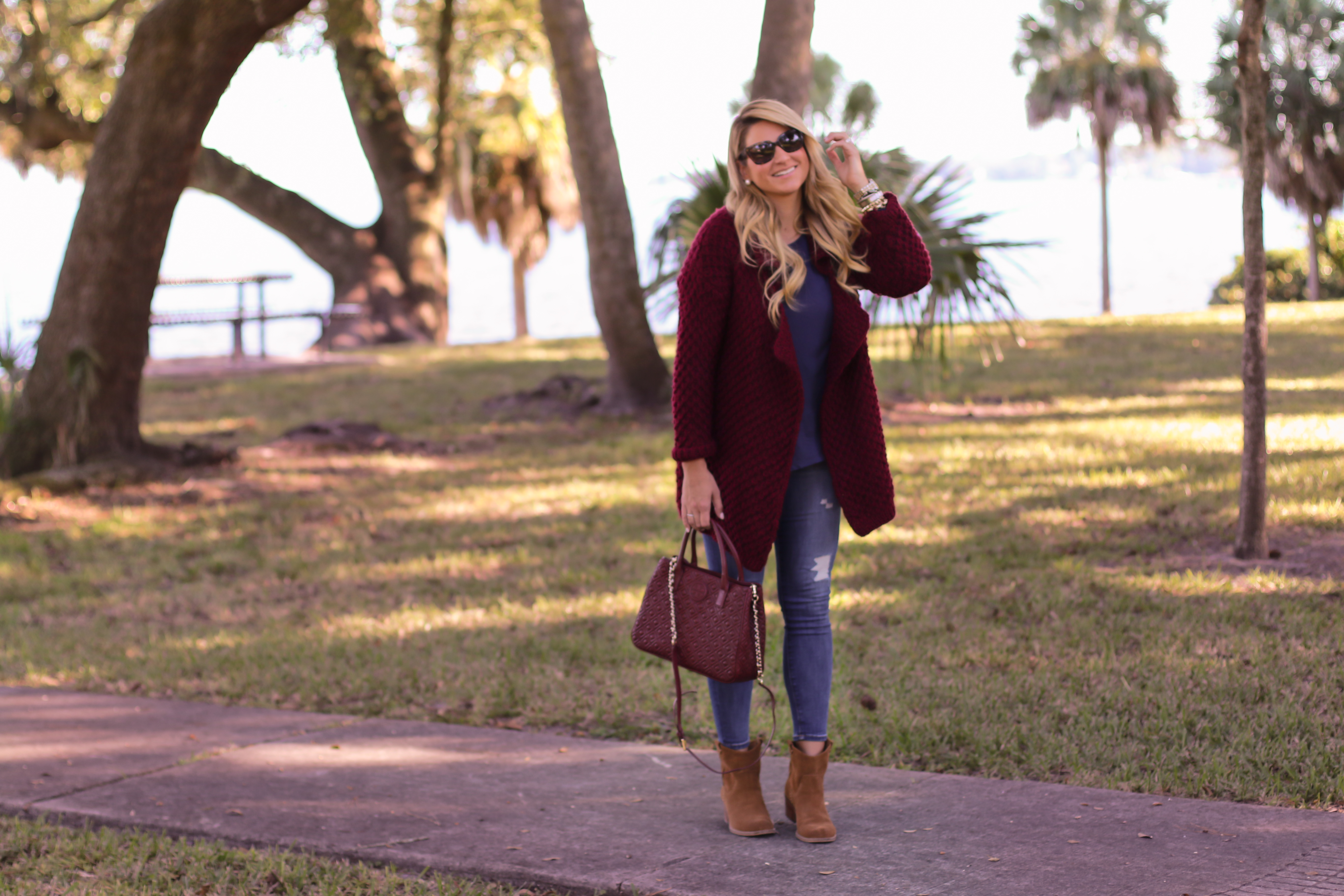 Outfit | Wrapped Up Sweater - SHOP DANDY | A florida based style and beauty  blog by Danielle